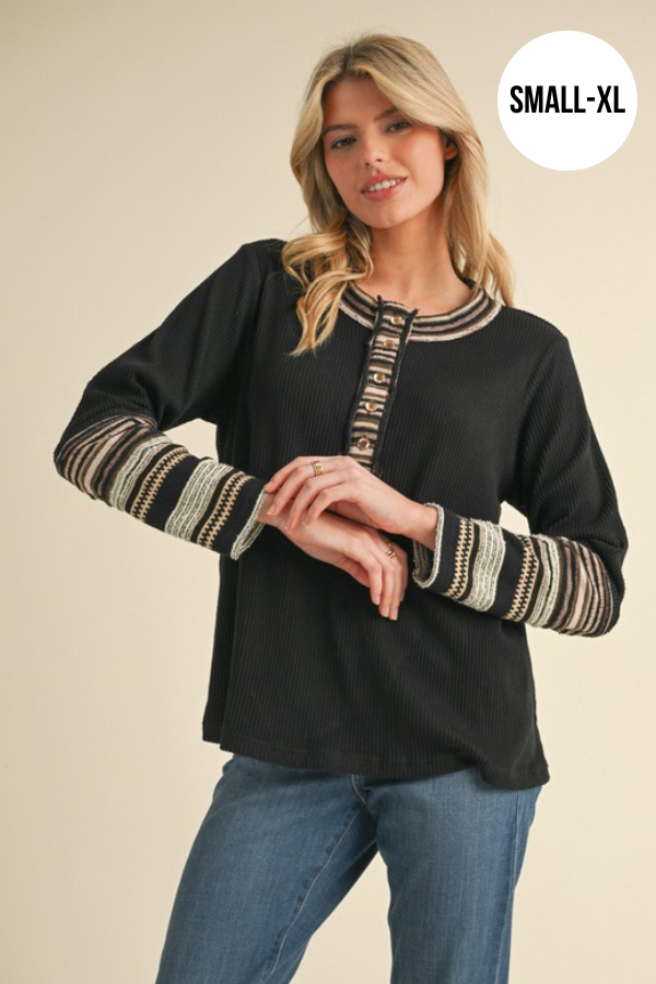 Ribbed Knit Top