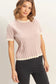 Ribbed Accent Top - Shop Ravel