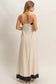 Strapless Button-Front Maxi Dress - Shop Ravel