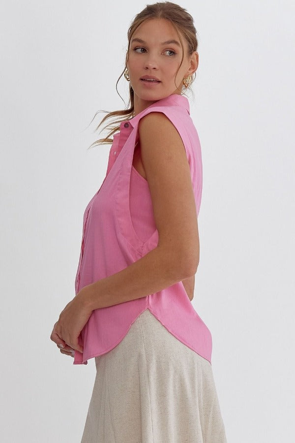 Entro Shirts & Tops Back to the Basics Top - Pink