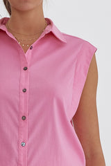 Entro Shirts & Tops Back to the Basics Top - Pink