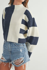 Buttermelon Shirts & Tops Big Block Sweater