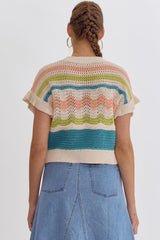 Entro Shirts & Tops Colorful Harmony Top