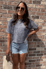 ZENANA Shirts & Tops French Terry Top