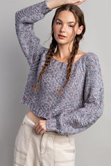 eesome Shirts & Tops Rainbow Hues Cozy Knit Sweater