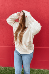 BiBi Shirts & Tops Stitched Up Sweater