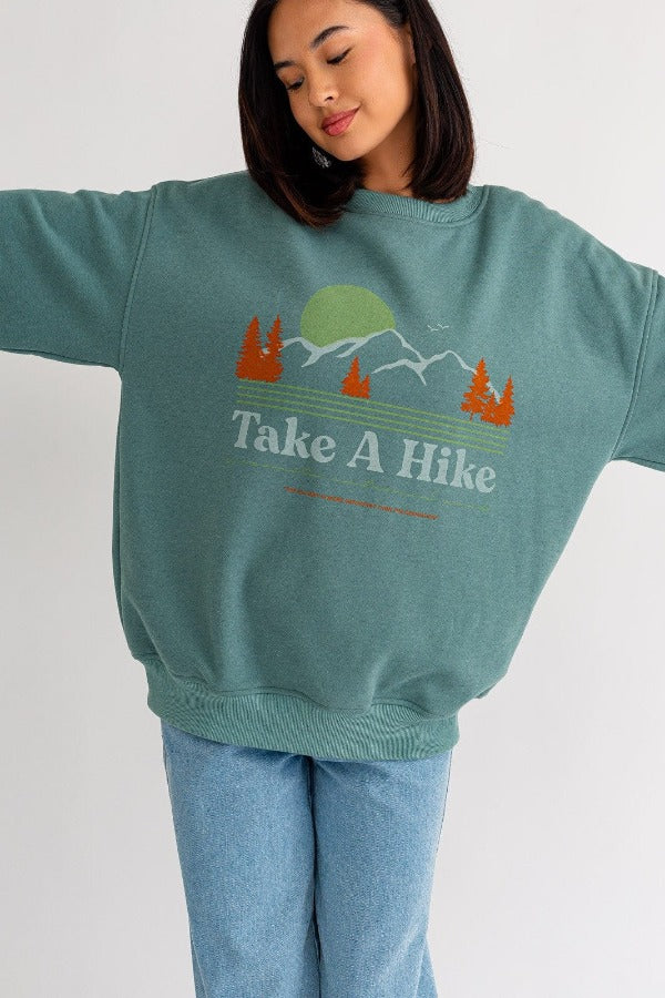 Le Lis Shirts & Tops Take A Hike Sweatshirt