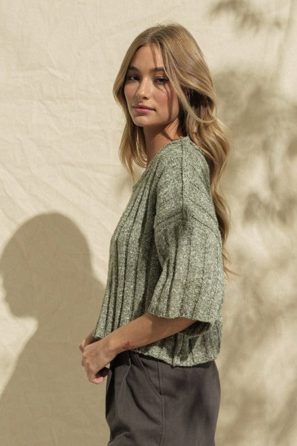 Papermoon Shirts & Tops Two-Toned Moment Sweater
