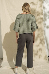 Papermoon Shirts & Tops Two-Toned Moment Sweater
