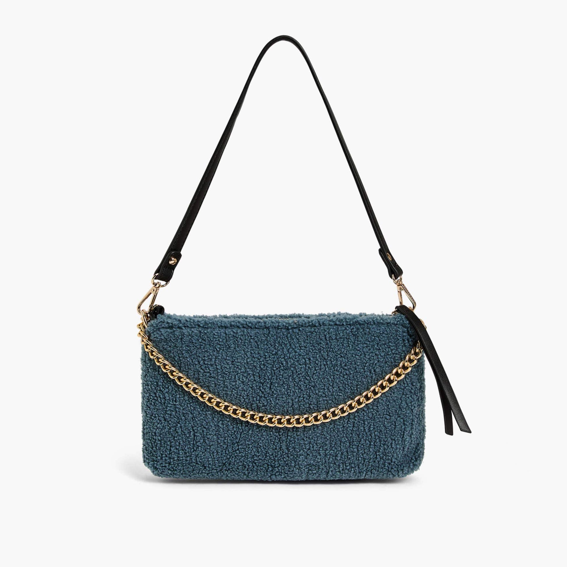 Like Dreams Accessories Demi Envelope Sherpa Shoulder Bag