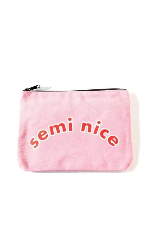 Mure and Grand Accessories Semi Nice Canvas Pouch