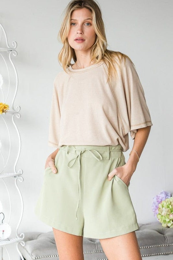 Heyson Bottoms Pistachio Shorts