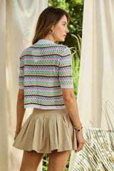J.NNA Shirts & Tops Crochet Summer Top