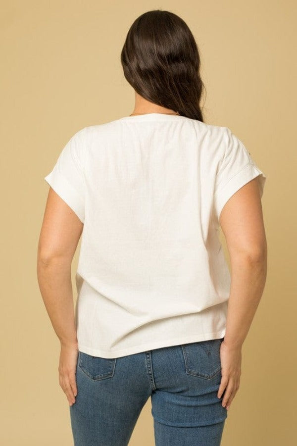 Gilli Shirts & Tops Curve Studded Top