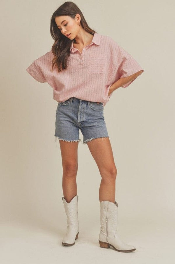 Aemi + Co Shirts & Tops Kick Back Top