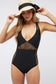 Davi & Dani Swim Meshed Up Swimsuit