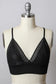 Leto Accessories Tops Black / Small Lace Longline Bralette