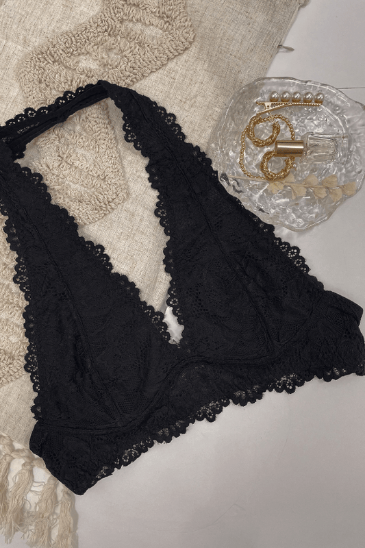 Leto Accessories Tops Halter Bralette